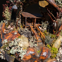 Beautiful Burl Mushroom Lamp