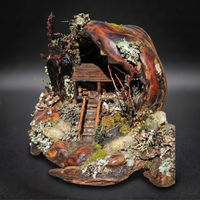 Beautiful Burl Mushroom Lamp